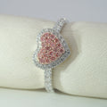 10K White/Rose Gold 0.64ct Lab Diamond Multi-Stone Ring