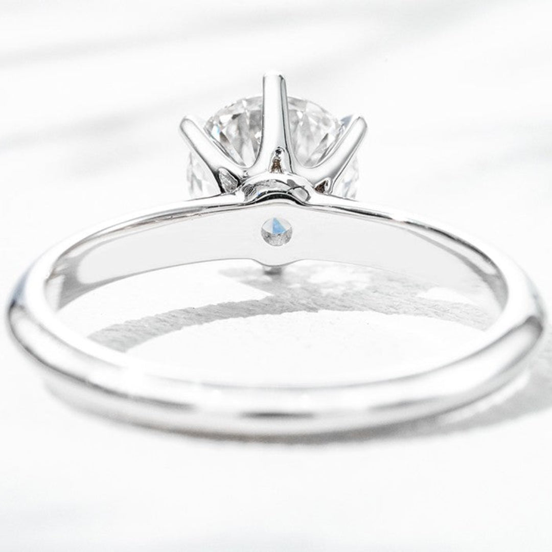18K White Gold 1.01ct Lab Grown Diamond Solitaire Ring | IGI Certified